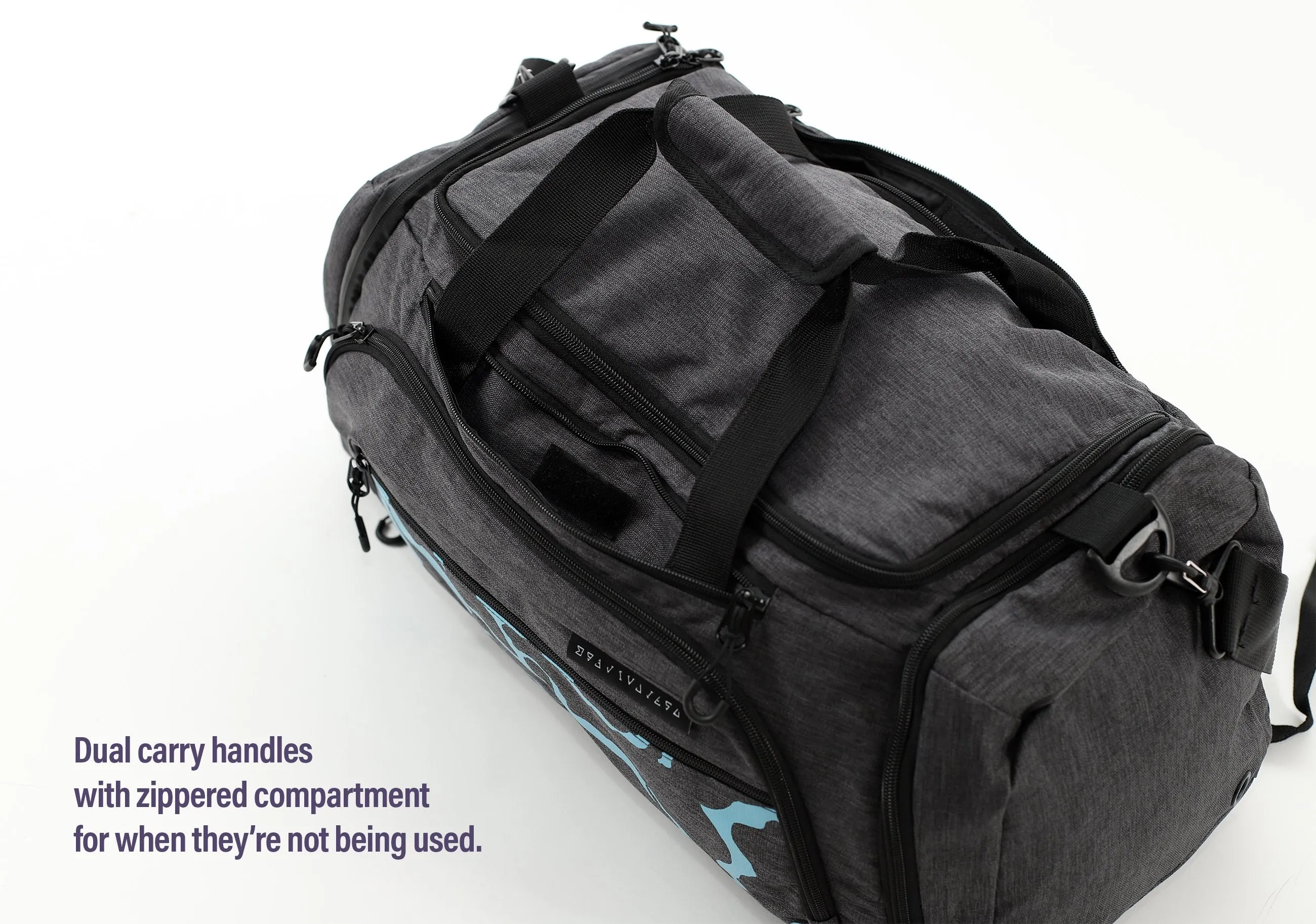 93brand "Construct" Convertible Gear Bag (Duffel/Backpack Hybrid)