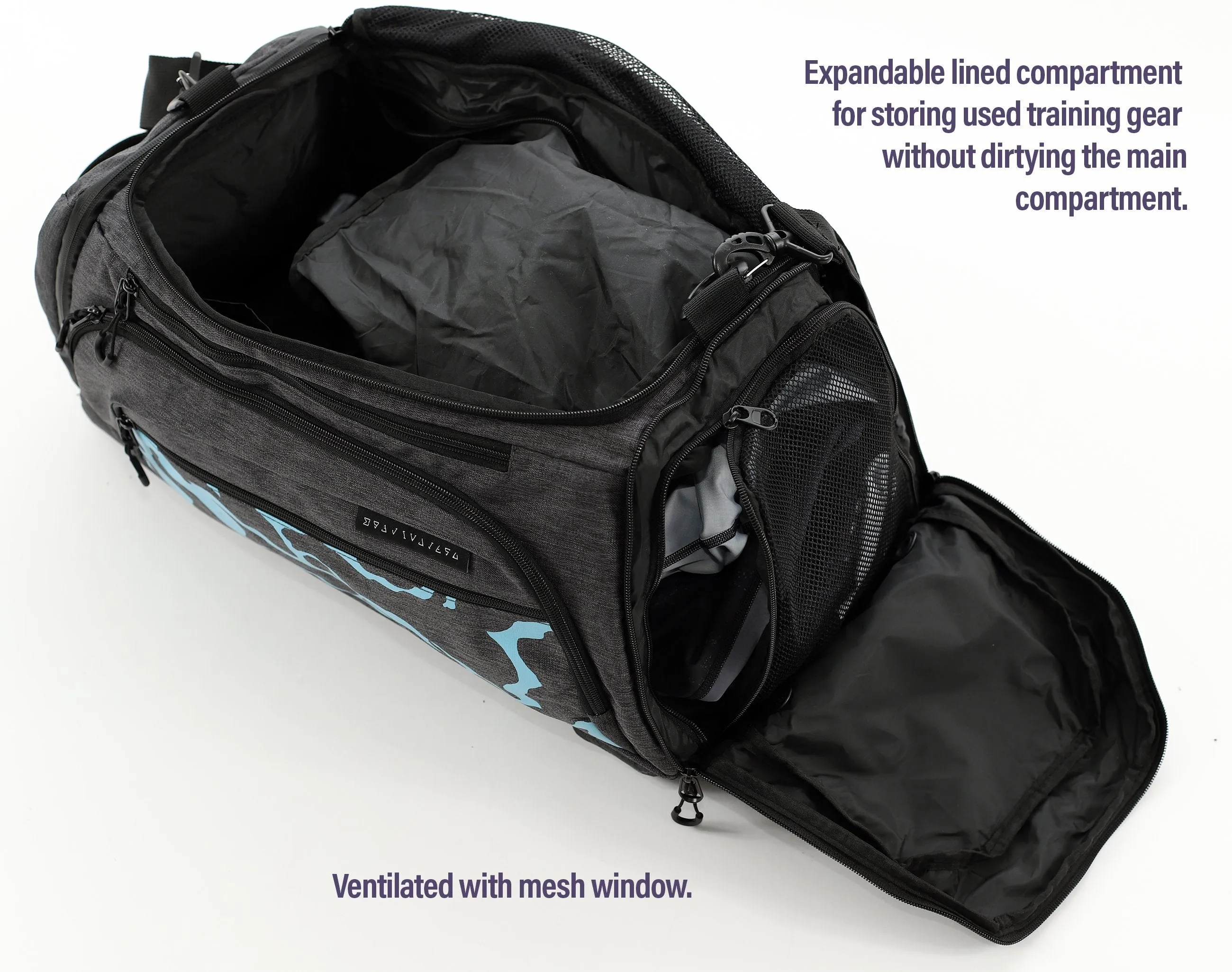 93brand "Construct" Convertible Gear Bag (Duffel/Backpack Hybrid)