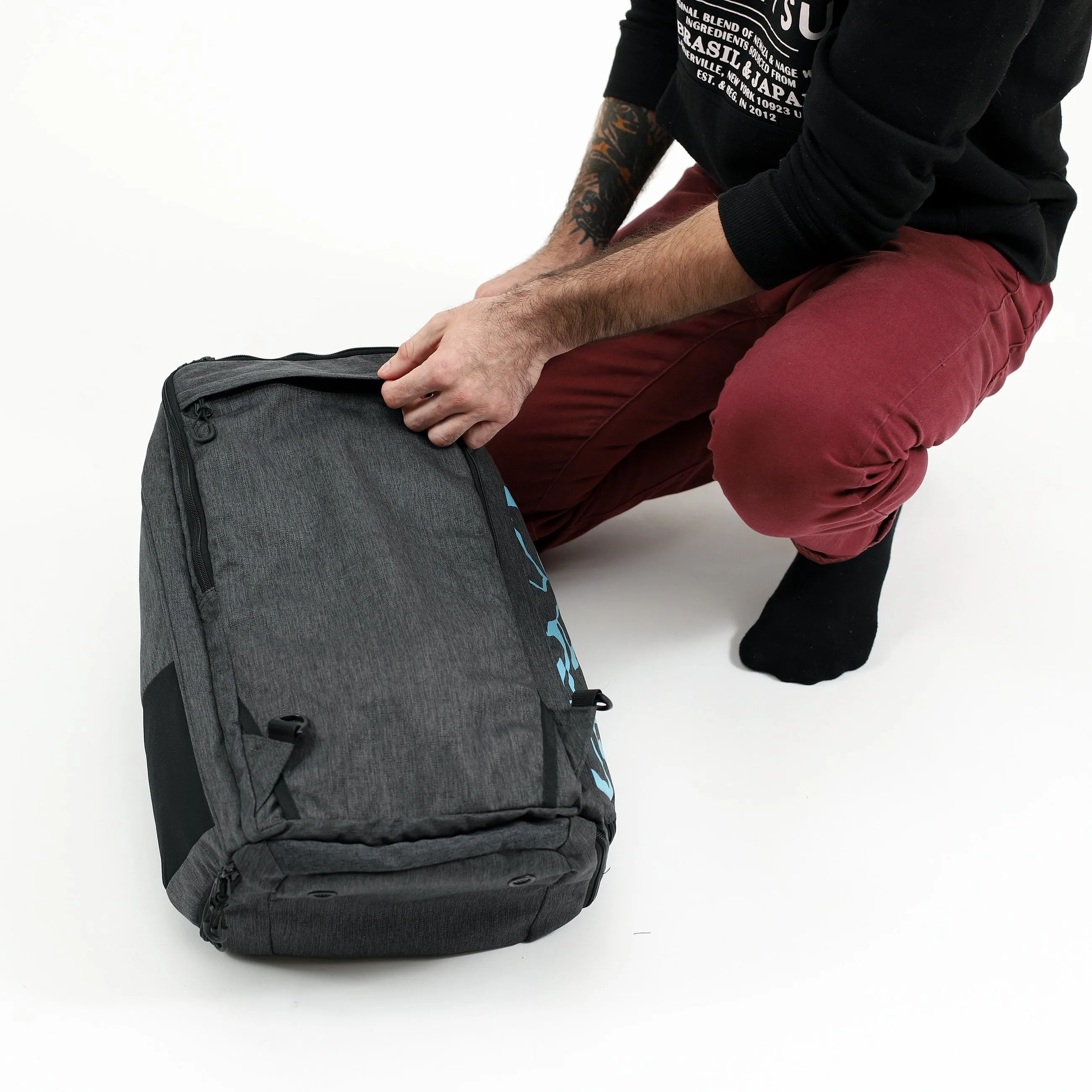 93brand "Construct" Convertible Gear Bag (Duffel/Backpack Hybrid)