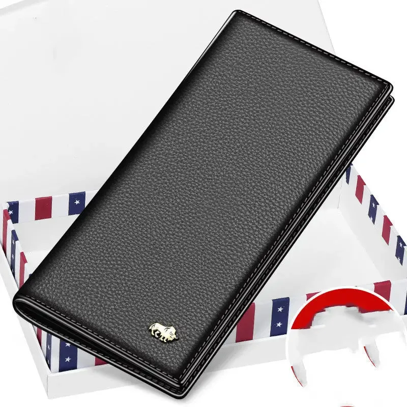 American Bison Wallet: Long Wallet with 12 Card Slots & Zipper Pocket