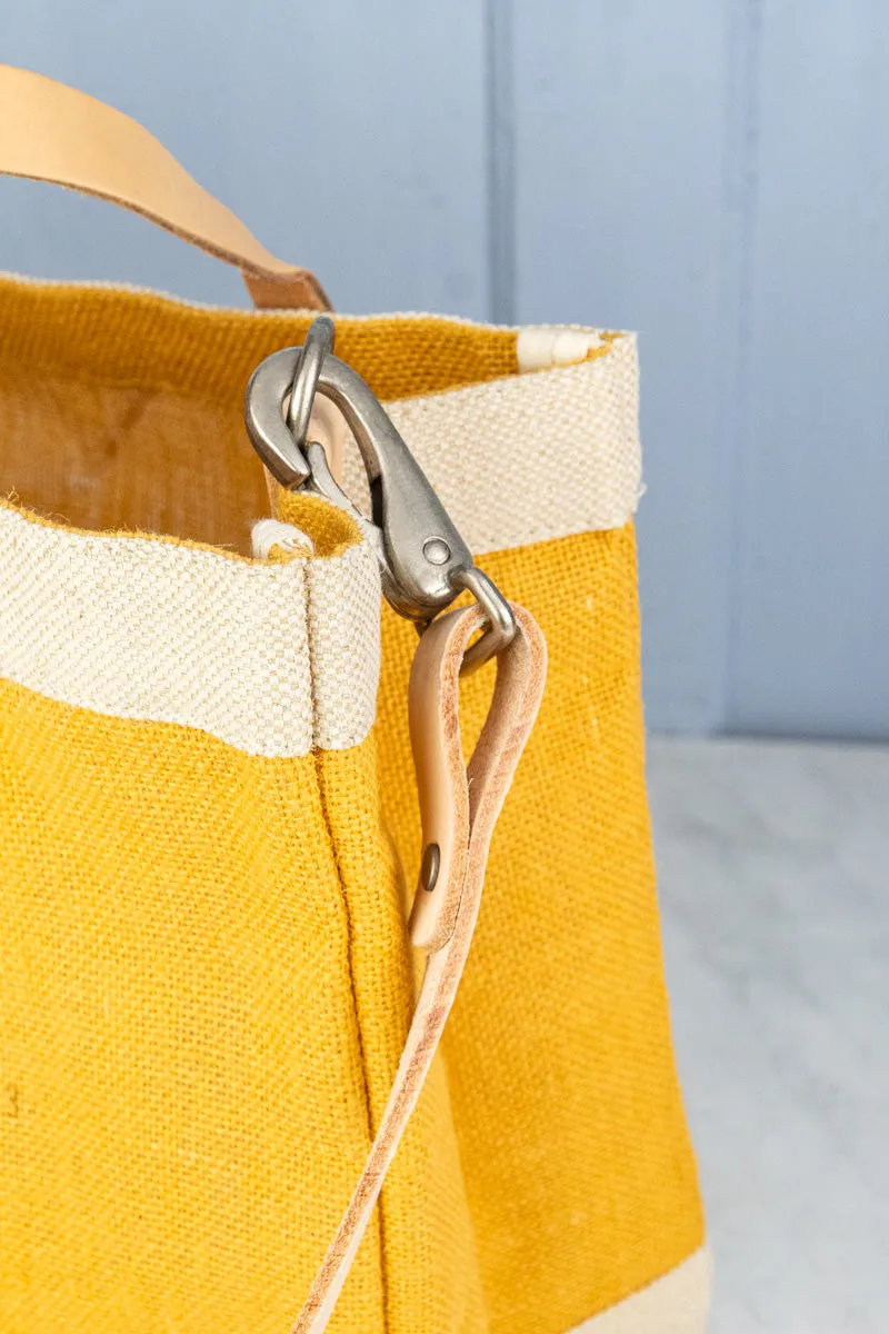 Apolis P.O.S.H. Market Tote with Shoulder Strap in Goldenrod