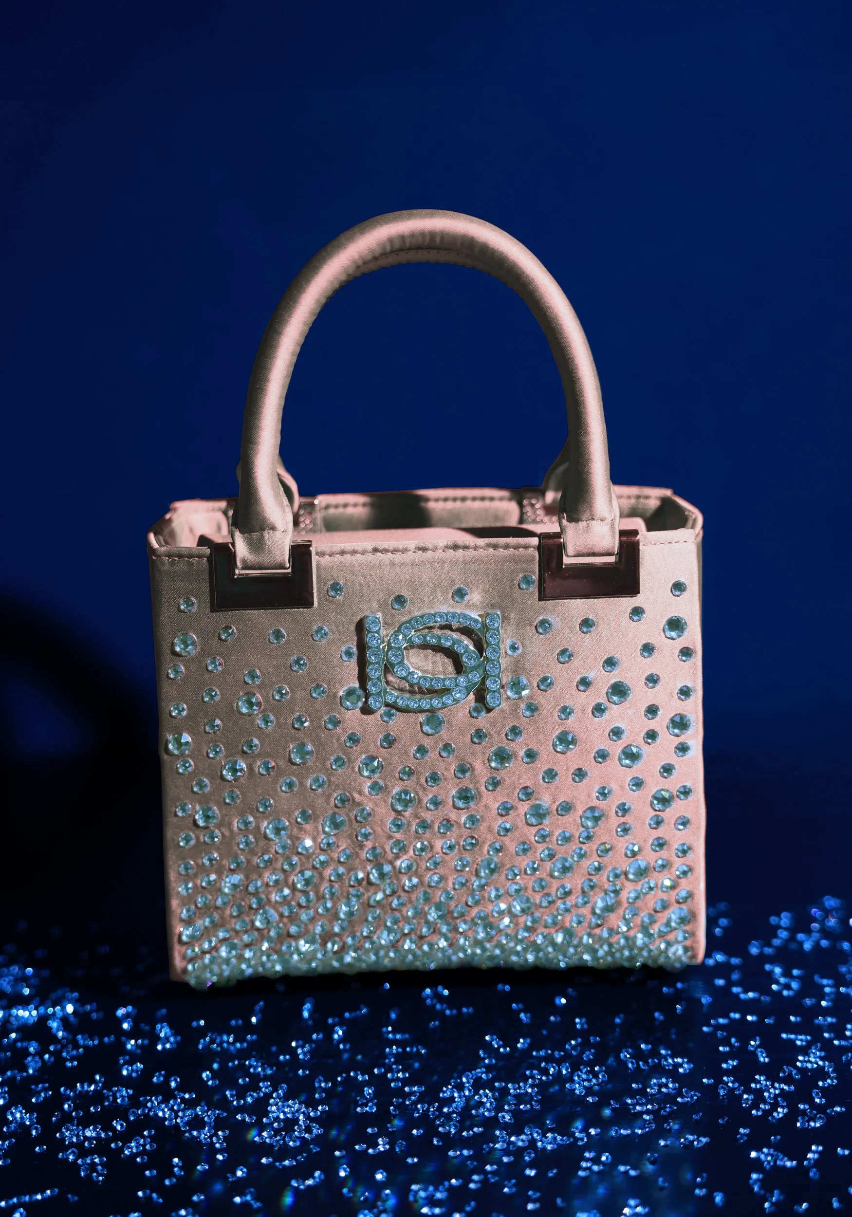 bebe Margarita Satchel Embellished With Crystals by Swarovski