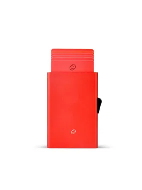 C-Secure Aluminium RFID Cardholder Red