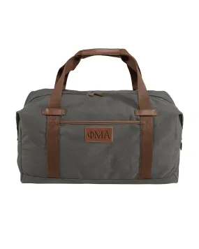 Canvas Weekender Bag - Grey