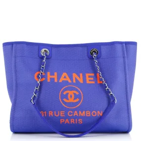 Chanel Deauville Tote Mixed Fibers Small