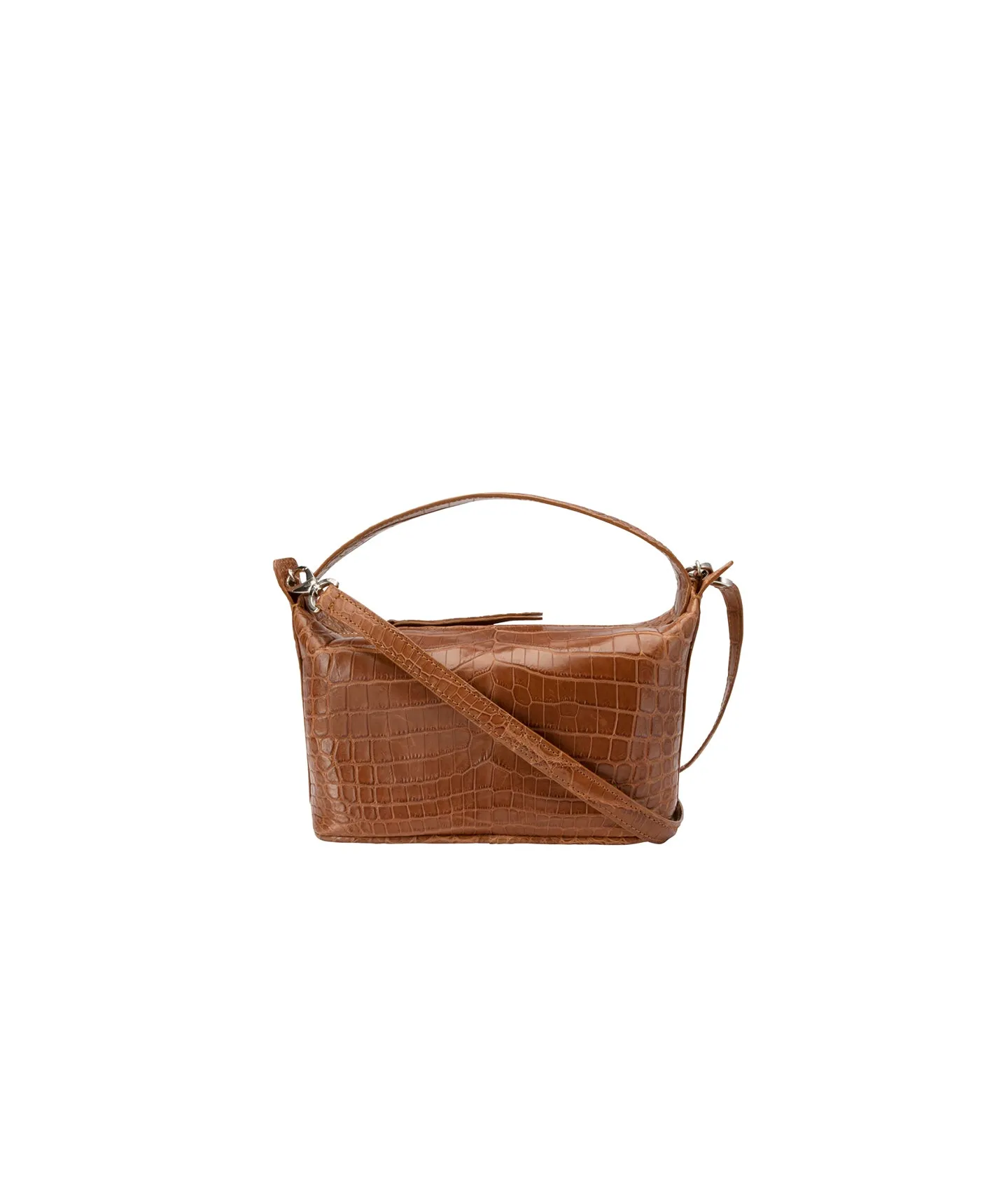 Cognac Crocodile | Mini 'Mpumelelo' Bag