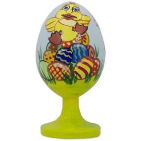 Duckling Easter Eggs Wooden Figurine