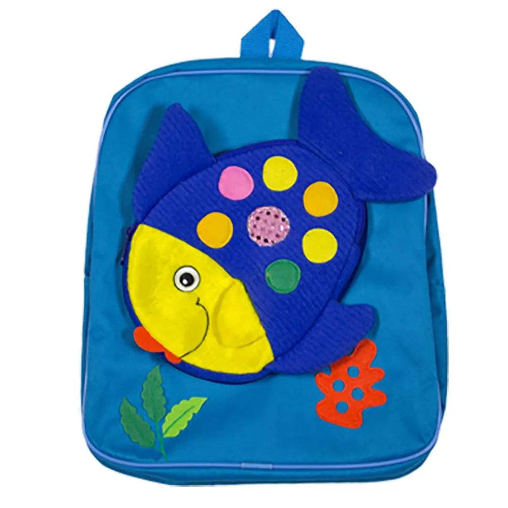 Embroidered Fish Backpack Pal