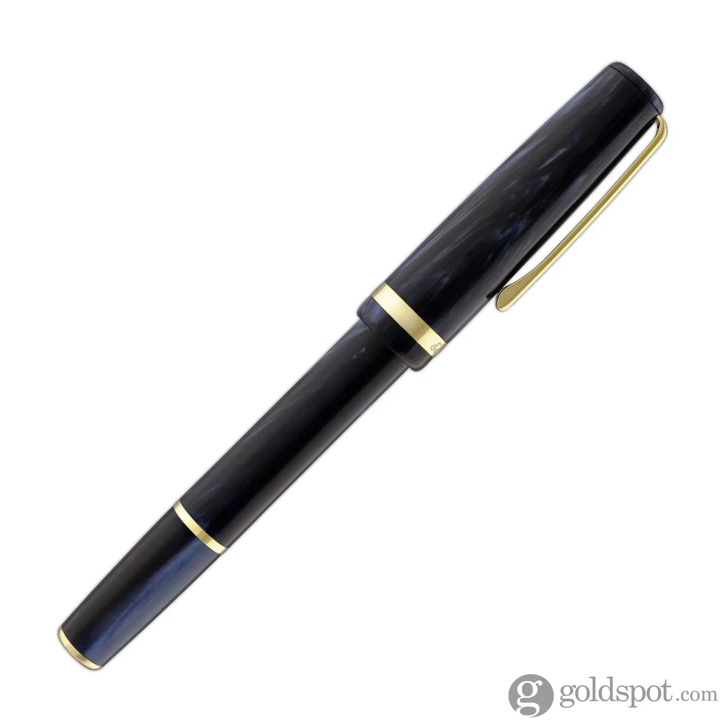 Esterbrook JR Pocket Fountain Pen in Capri Blue with Gold Trim