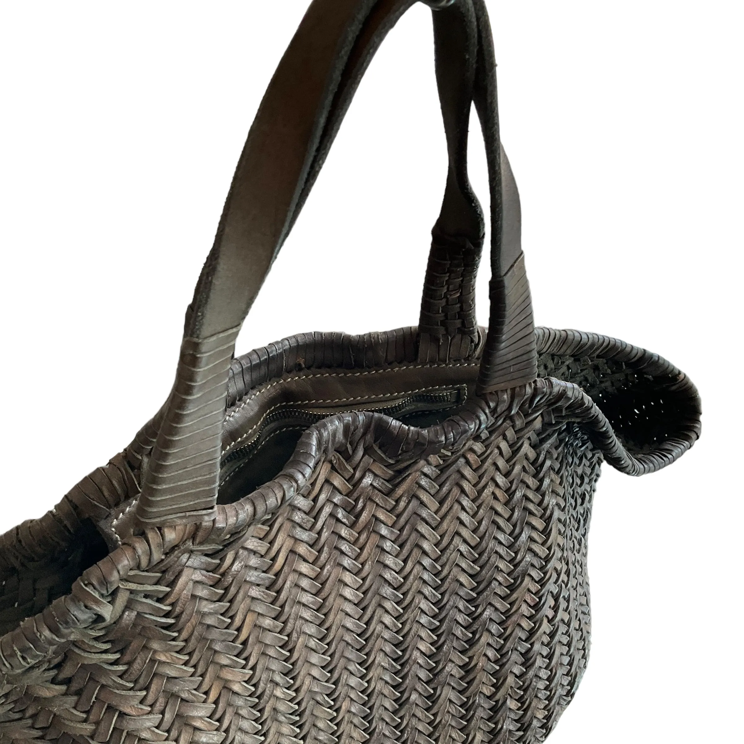 Giudi Woven Tote Handbag