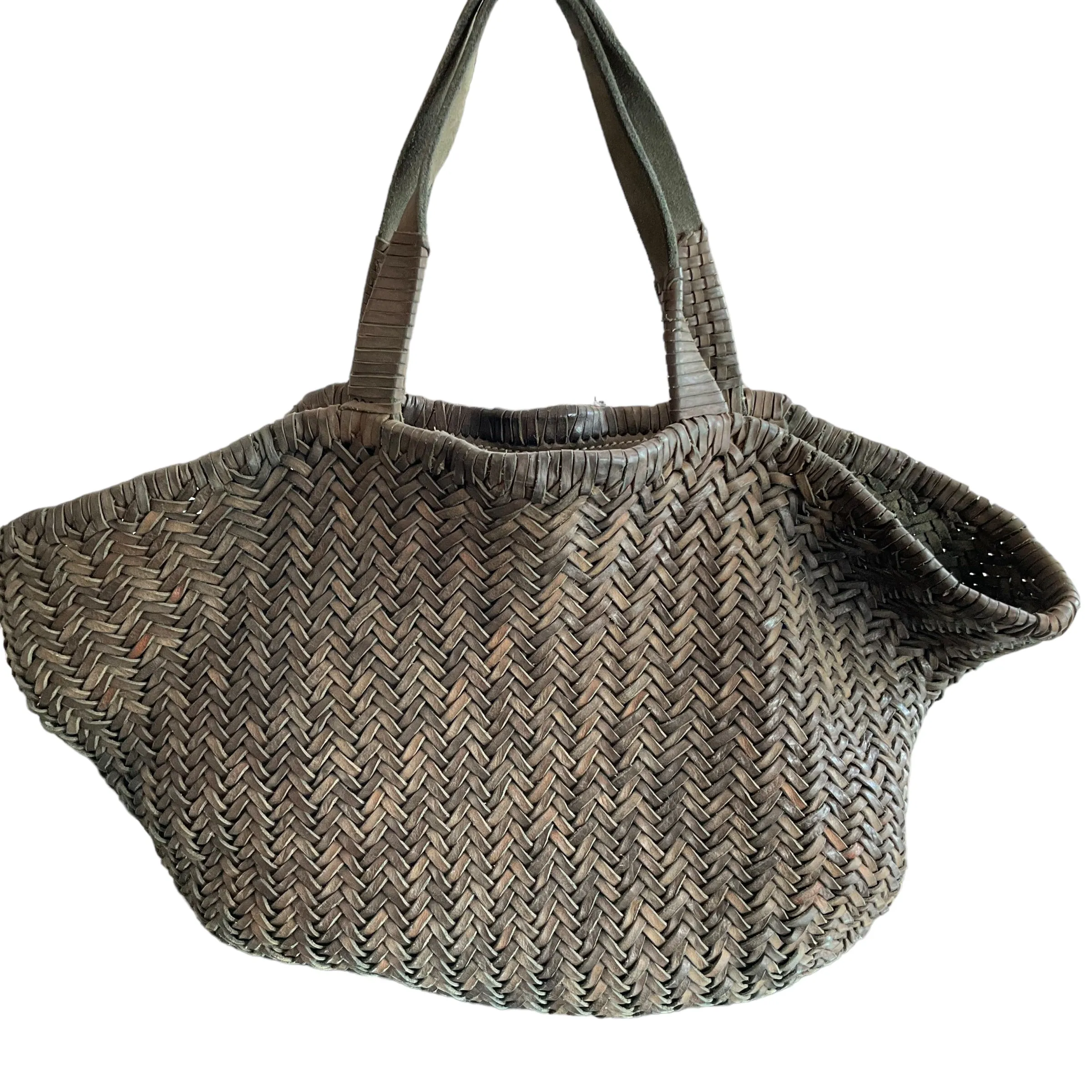 Giudi Woven Tote Handbag