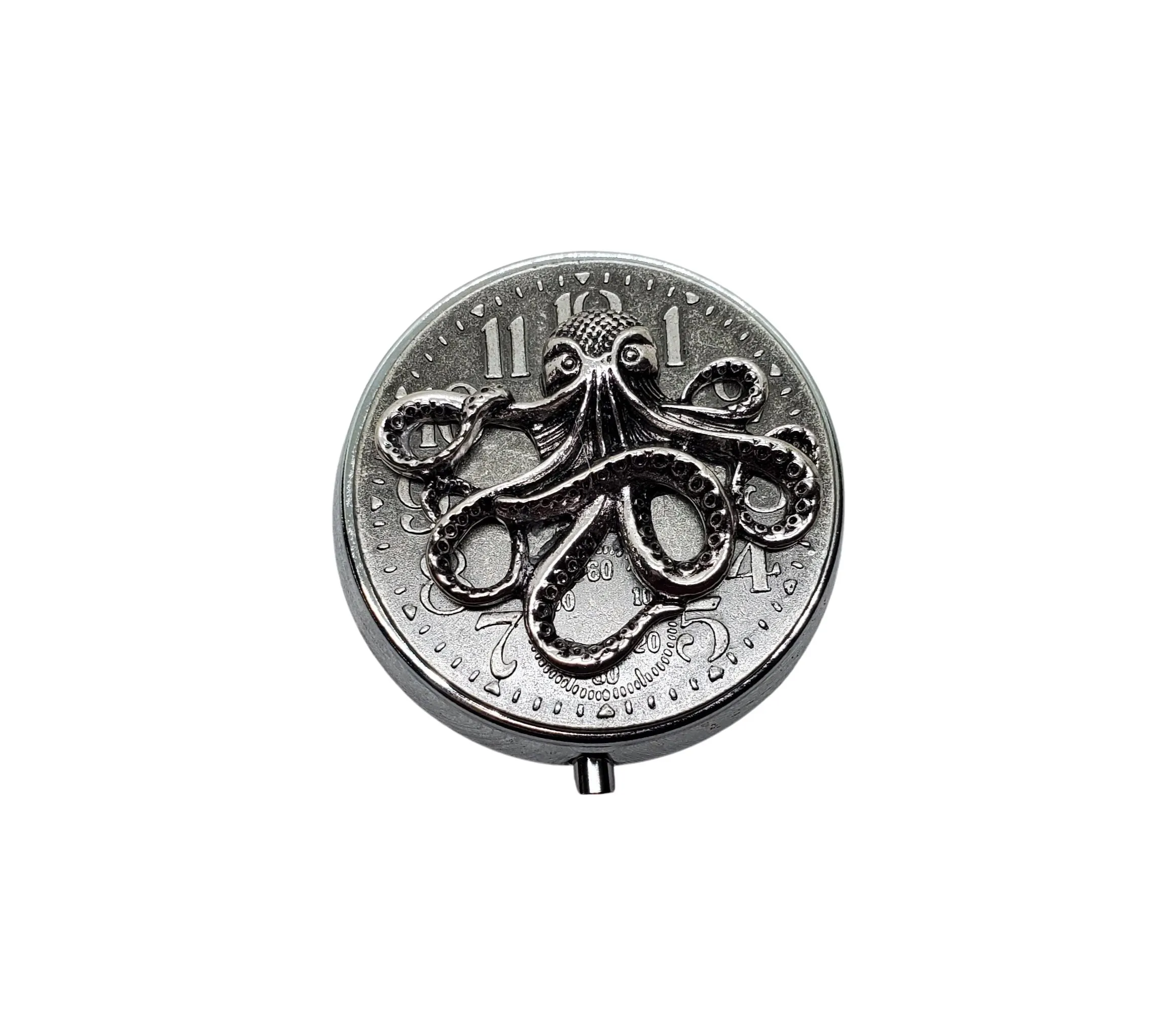 Handmade Steampunk Octopus Pill Box