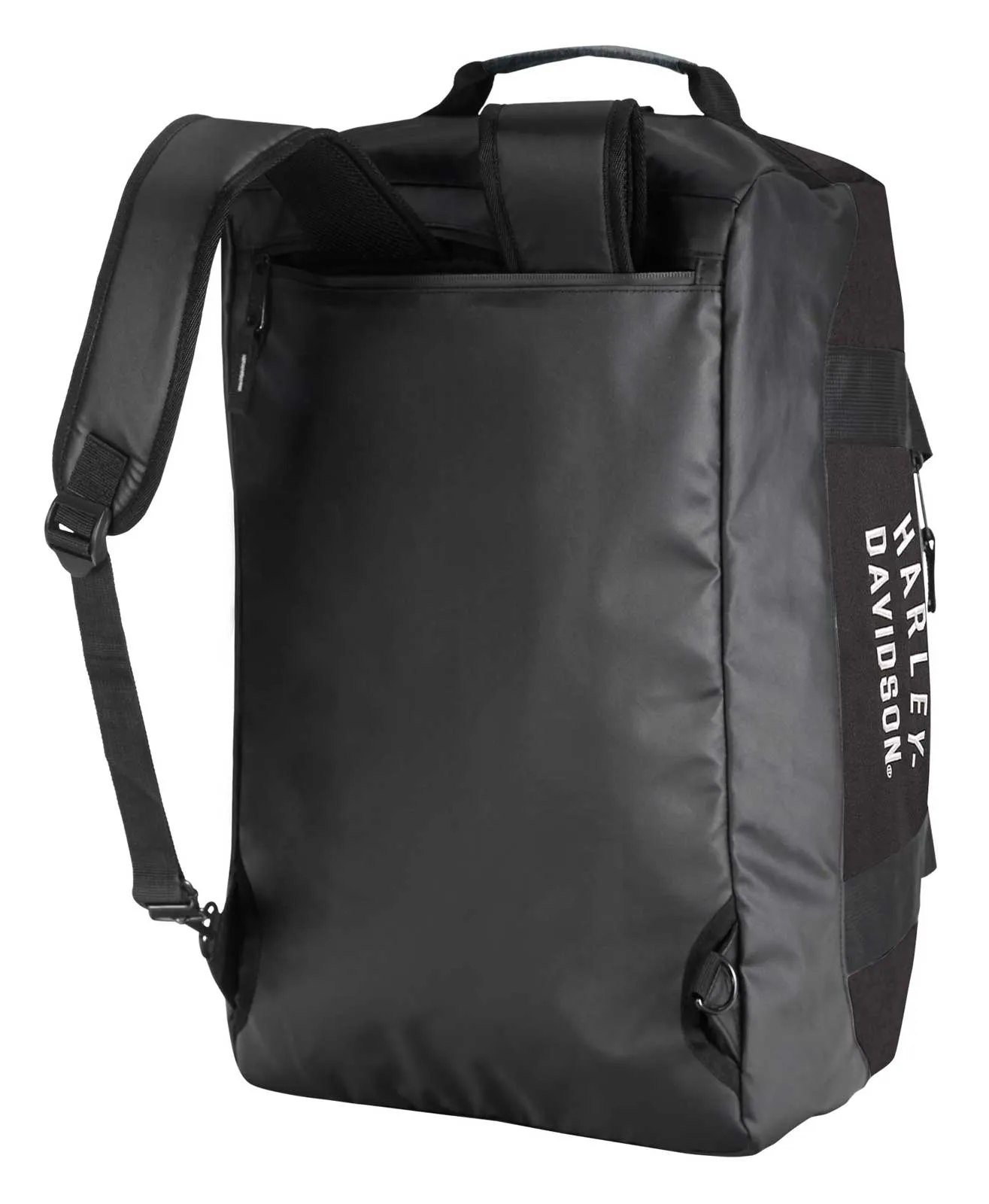 Harley-Davidson® Rugged Twill 21" Convertible Duffel Bag/Backpack - Black