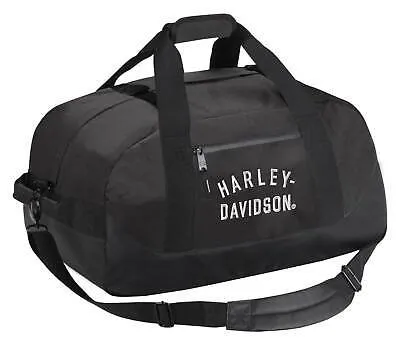 Harley-Davidson® Rugged Twill 21" Convertible Duffel Bag/Backpack - Black