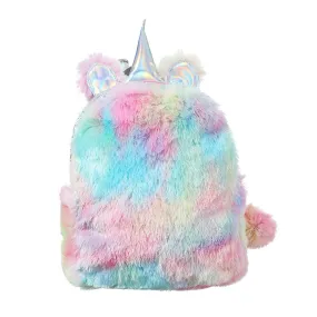 Kids Soft Tie-Dye Unicorn Backpack