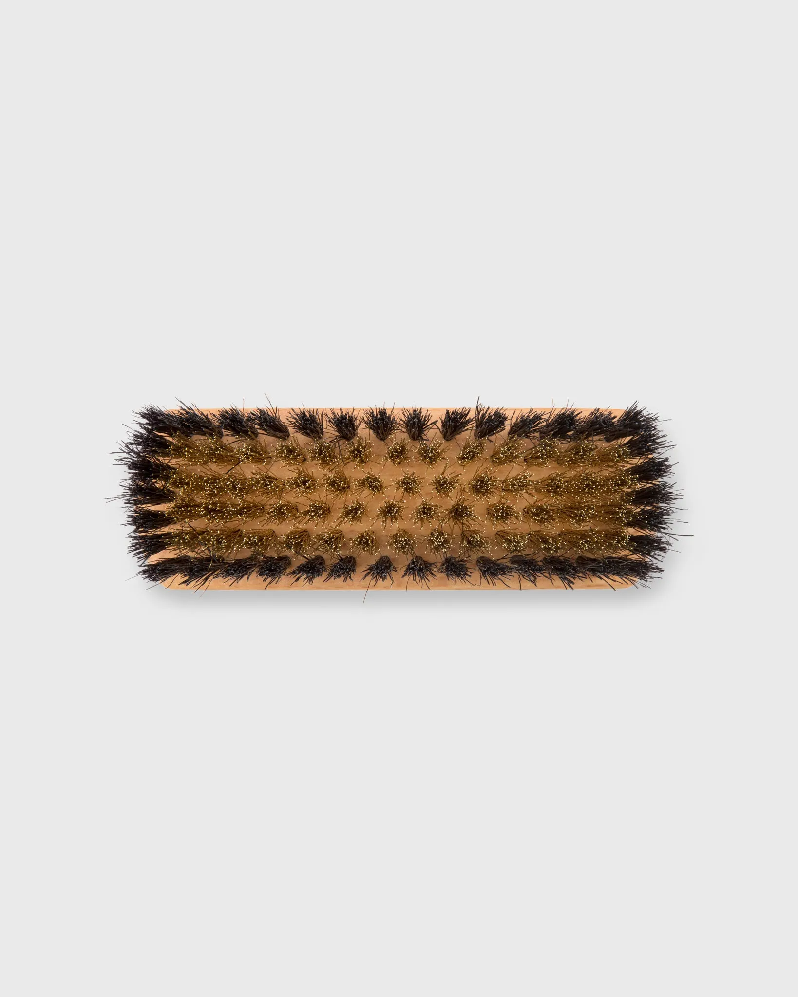 Large Suede Brush in Oiled Beechwood/Brass Bristles