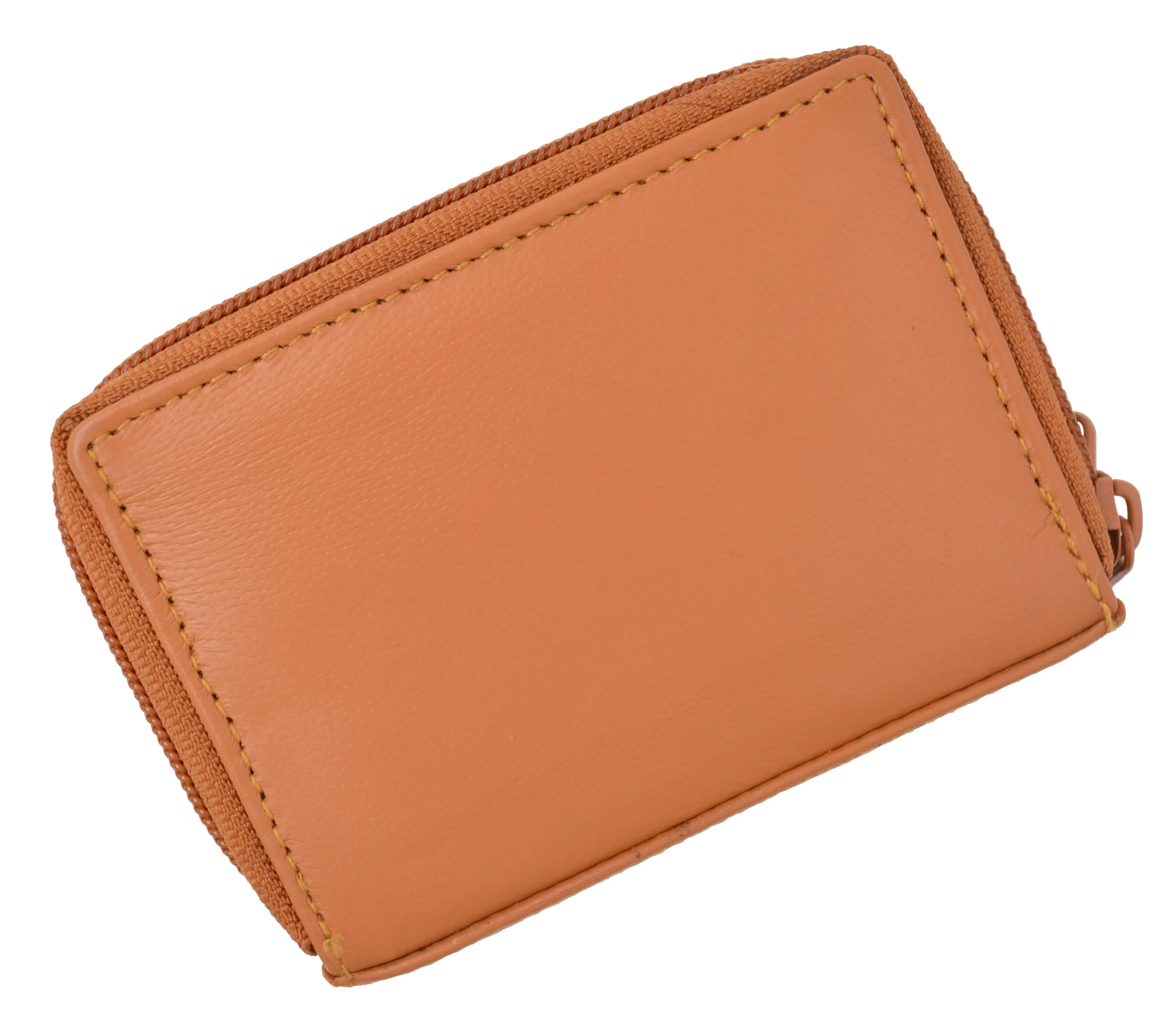 Leather Secure Cards Holder Wallet