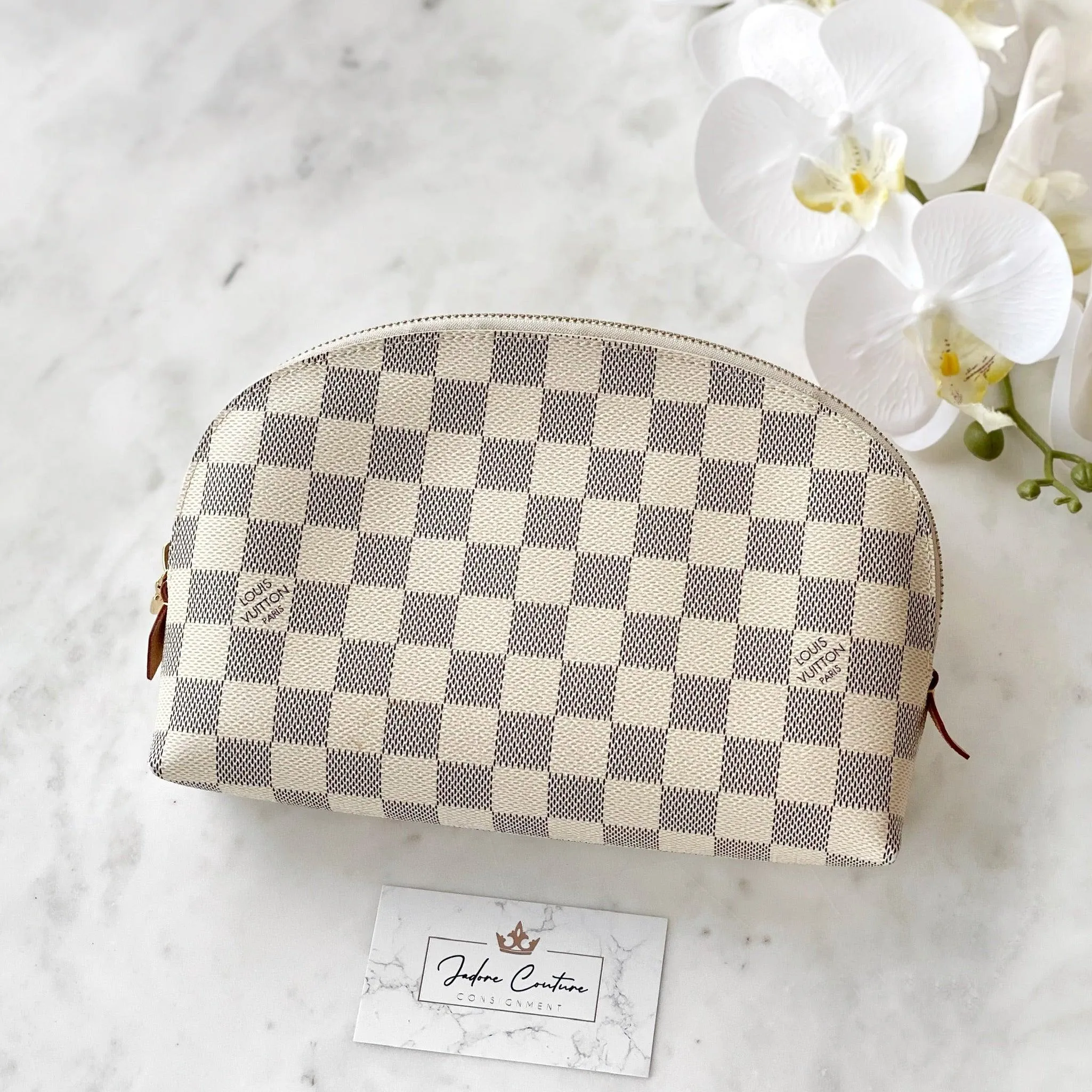 Louis Vuitton Damier Azur Cosmetic Pouch GM