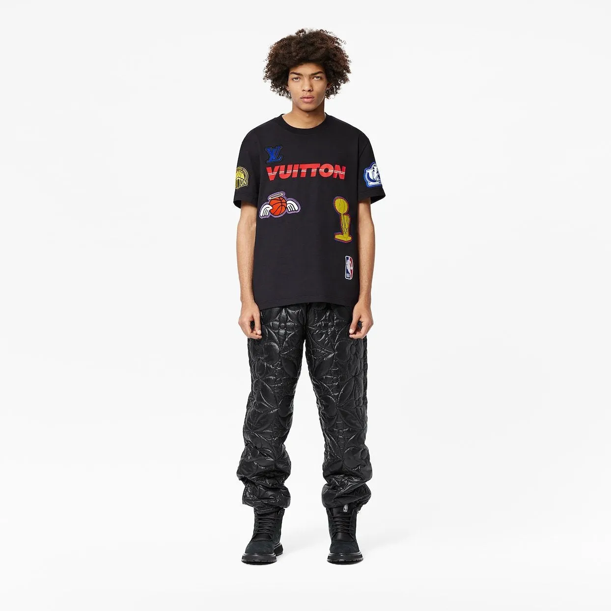 LOUIS VUITTON X NBA MULTI LOGO T-SHIRT