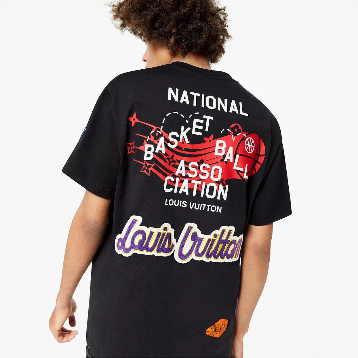 LOUIS VUITTON X NBA MULTI LOGO T-SHIRT