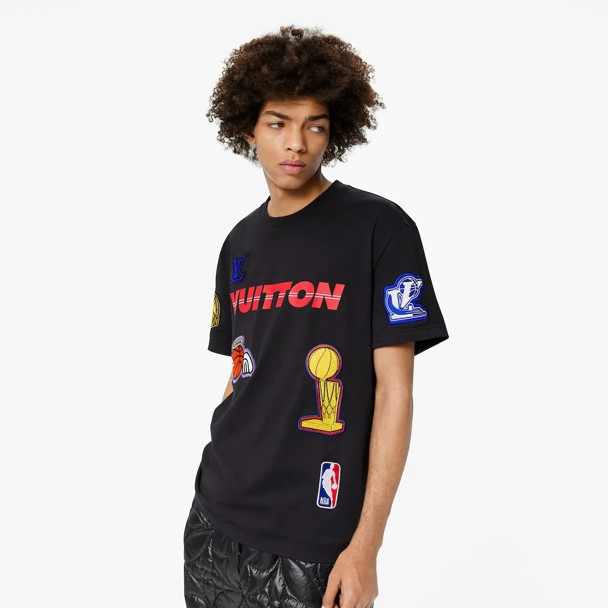 LOUIS VUITTON X NBA MULTI LOGO T-SHIRT