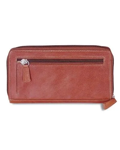 Mancini CASABLANCA Collection Ladies’ “Clutch” Wallet (RFID Secure)