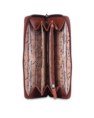 Mancini CASABLANCA Collection Ladies’ “Clutch” Wallet (RFID Secure)