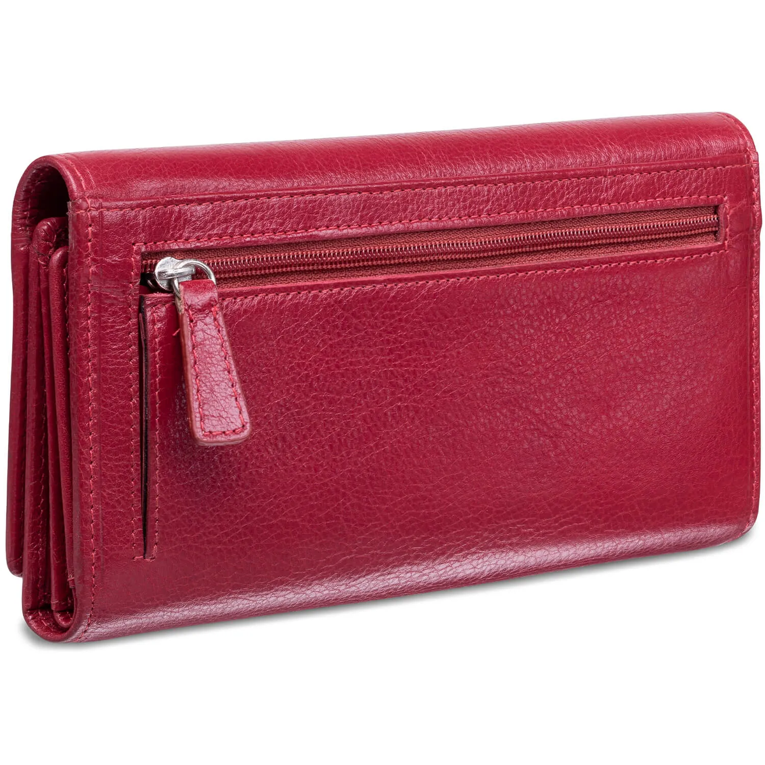 Mancini Ladies’ RFID Secure Trifold Checkbook Wallet