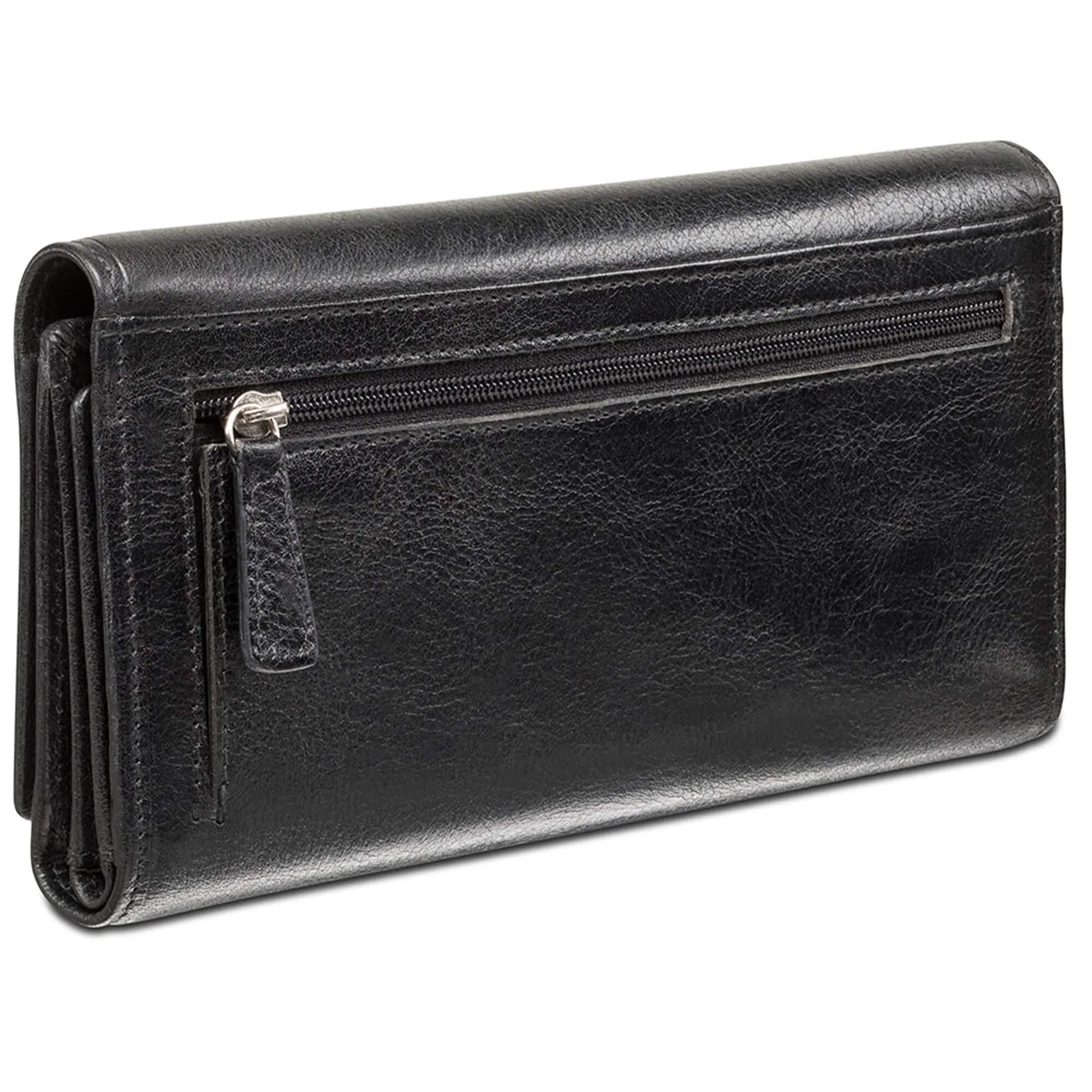 Mancini Ladies’ RFID Secure Trifold Checkbook Wallet