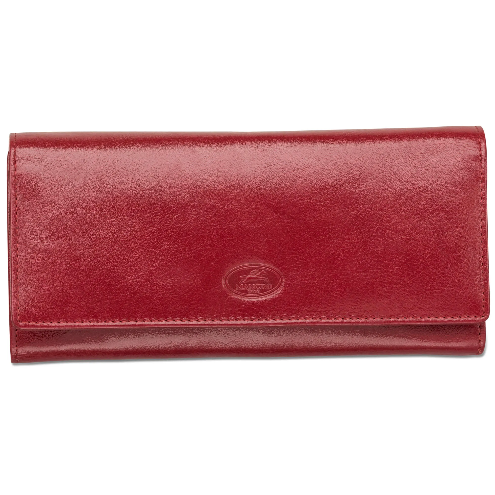 Mancini Leather Ladies’ RFID Secure Trifold Wallet