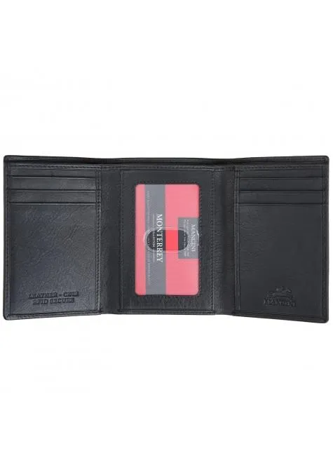 Mancini MONTERREY RFID Secure Trifold Wing Wallet