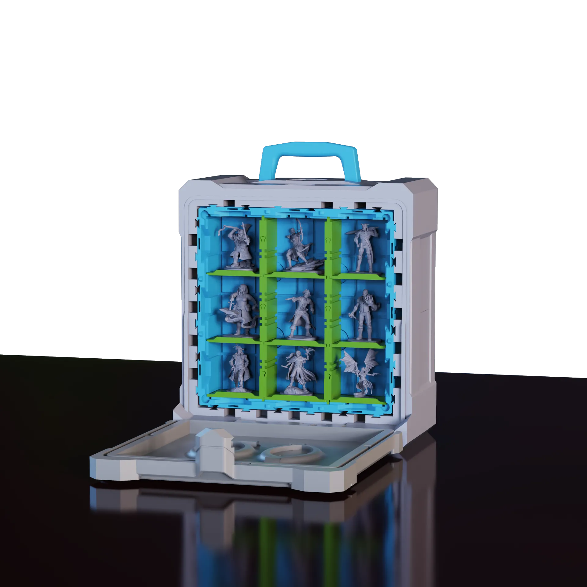 Omni 2 - 3D printed Modular Hard Case for Storage and Travel