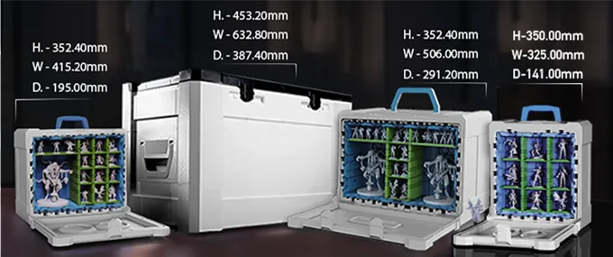 Omni 2 - 3D printed Modular Hard Case for Storage and Travel