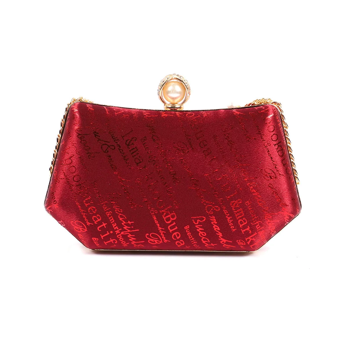 Red Fancy Clutch C20916