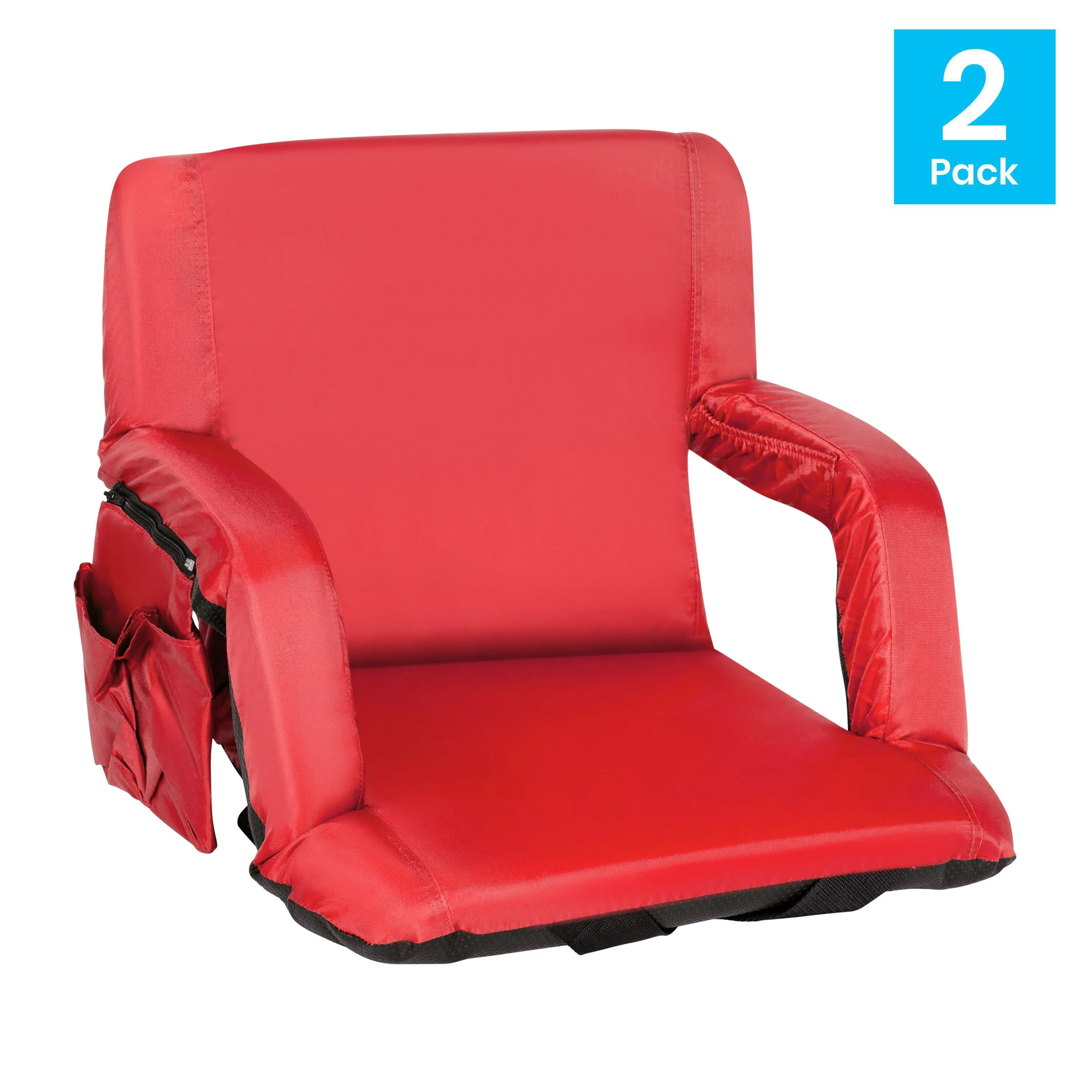 Red Reclining Stadium Chairs FV-FA090-RD-2-GG