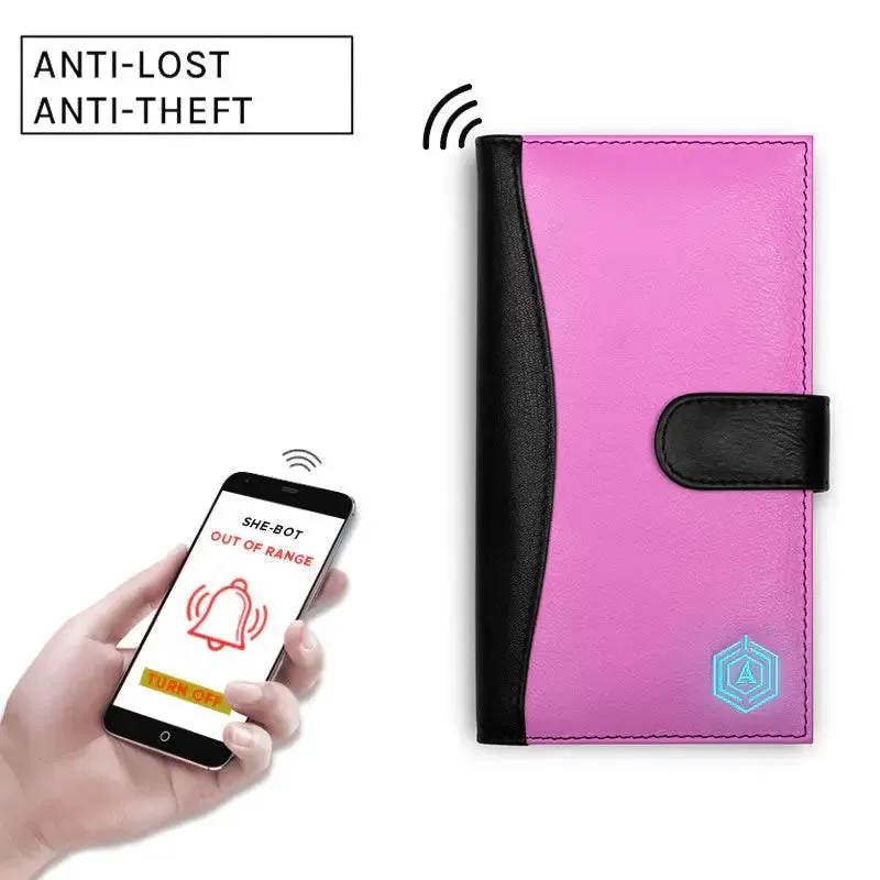 She Bot Finder Pink | Smart Wallet