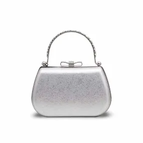 Silver Fancy Clutch P15366