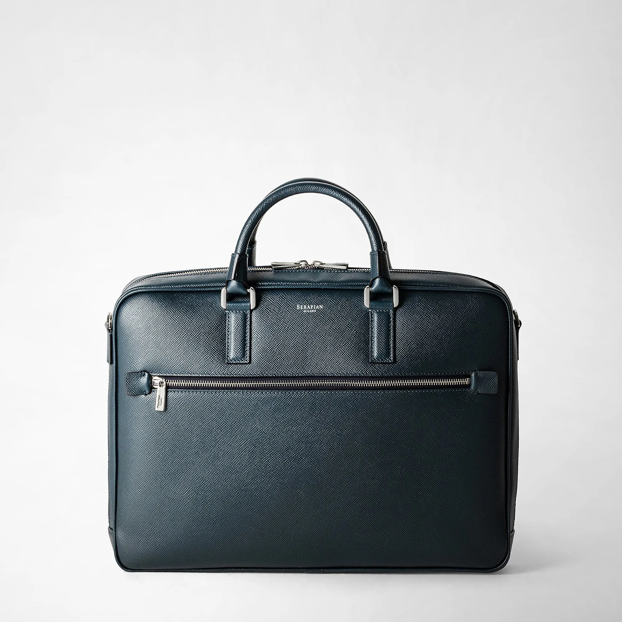 SLIM BRIEFCASE IN EVOLUZIONE LEATHER