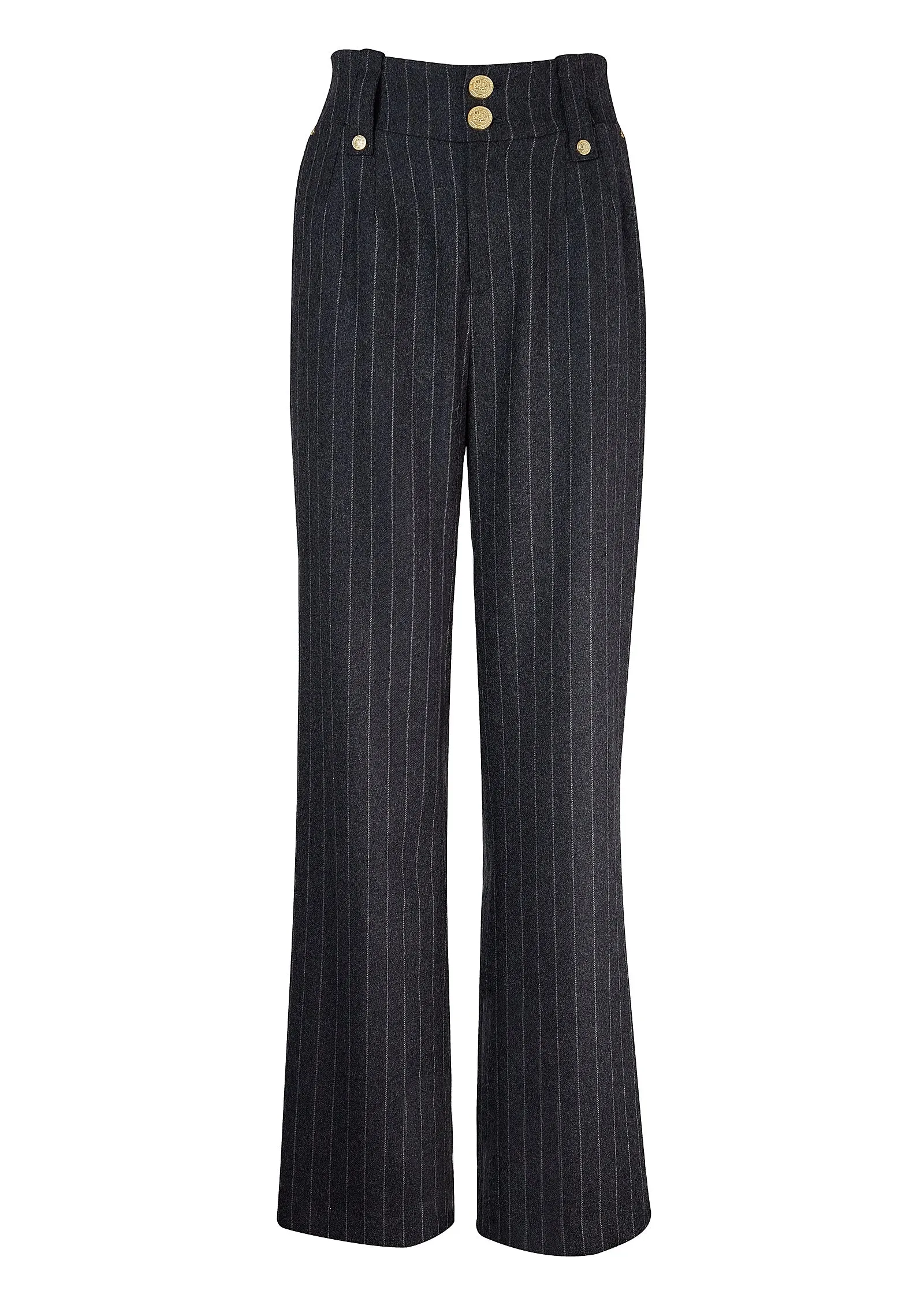 The Charcoal Pinstripe Suit