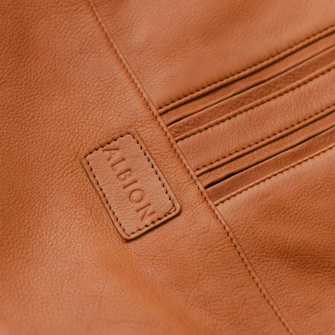 The Compass Satchel, Tan