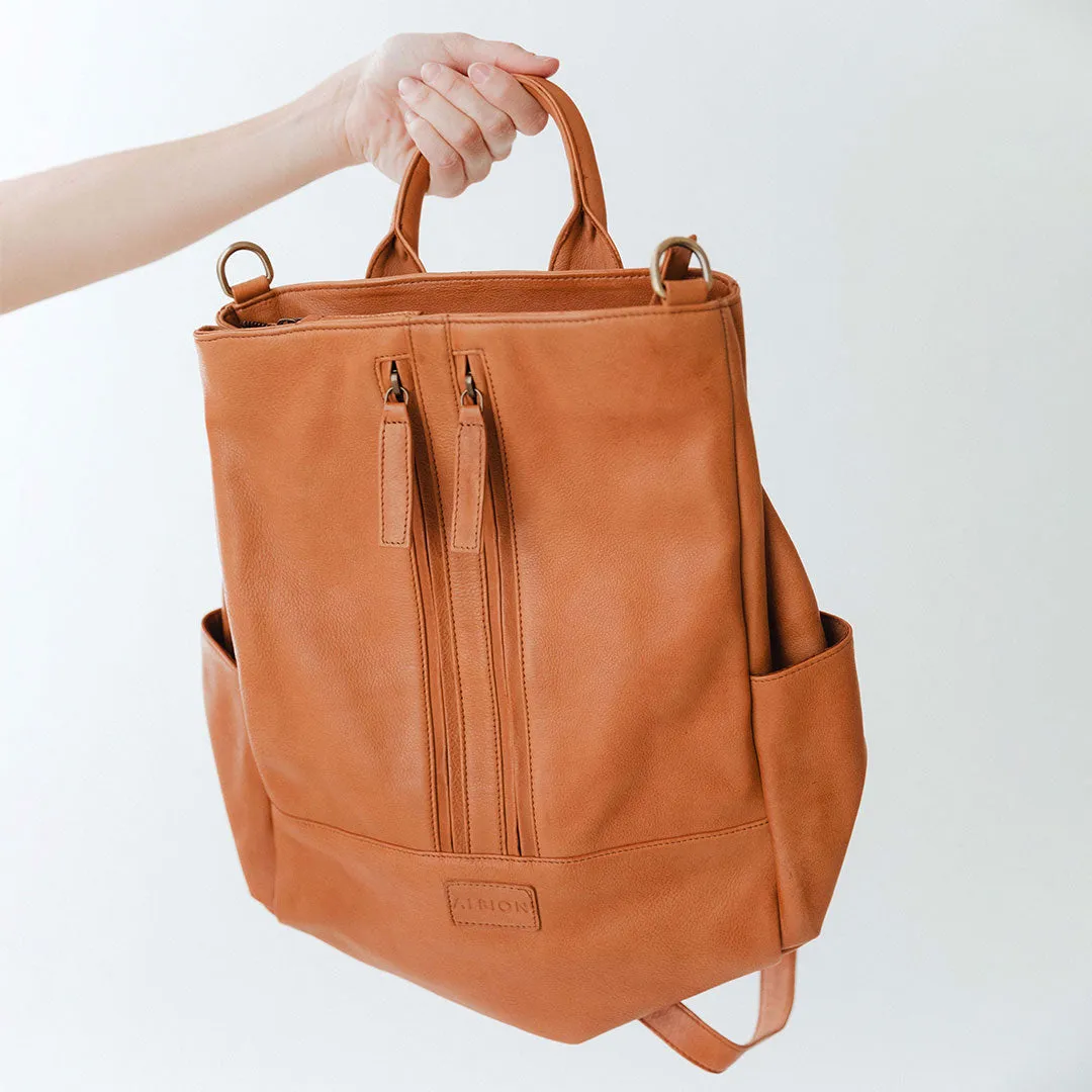 The Compass Satchel, Tan