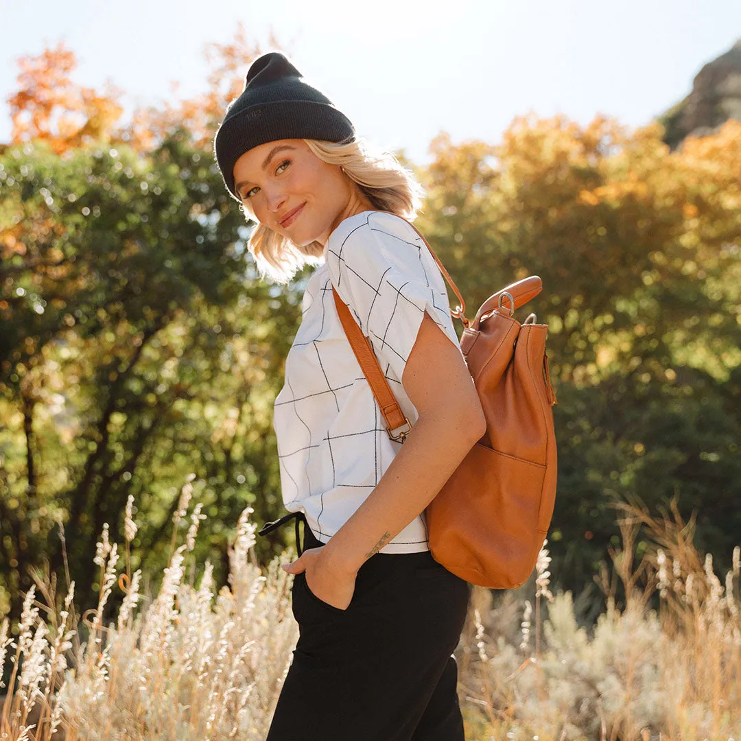 The Compass Satchel, Tan