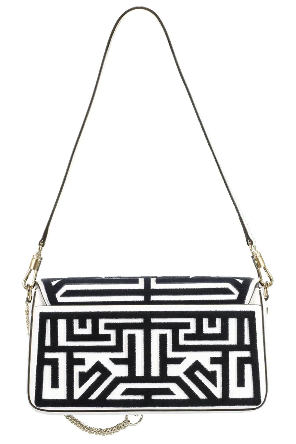 Tufted Labyrinth Charm Shoulder Bag