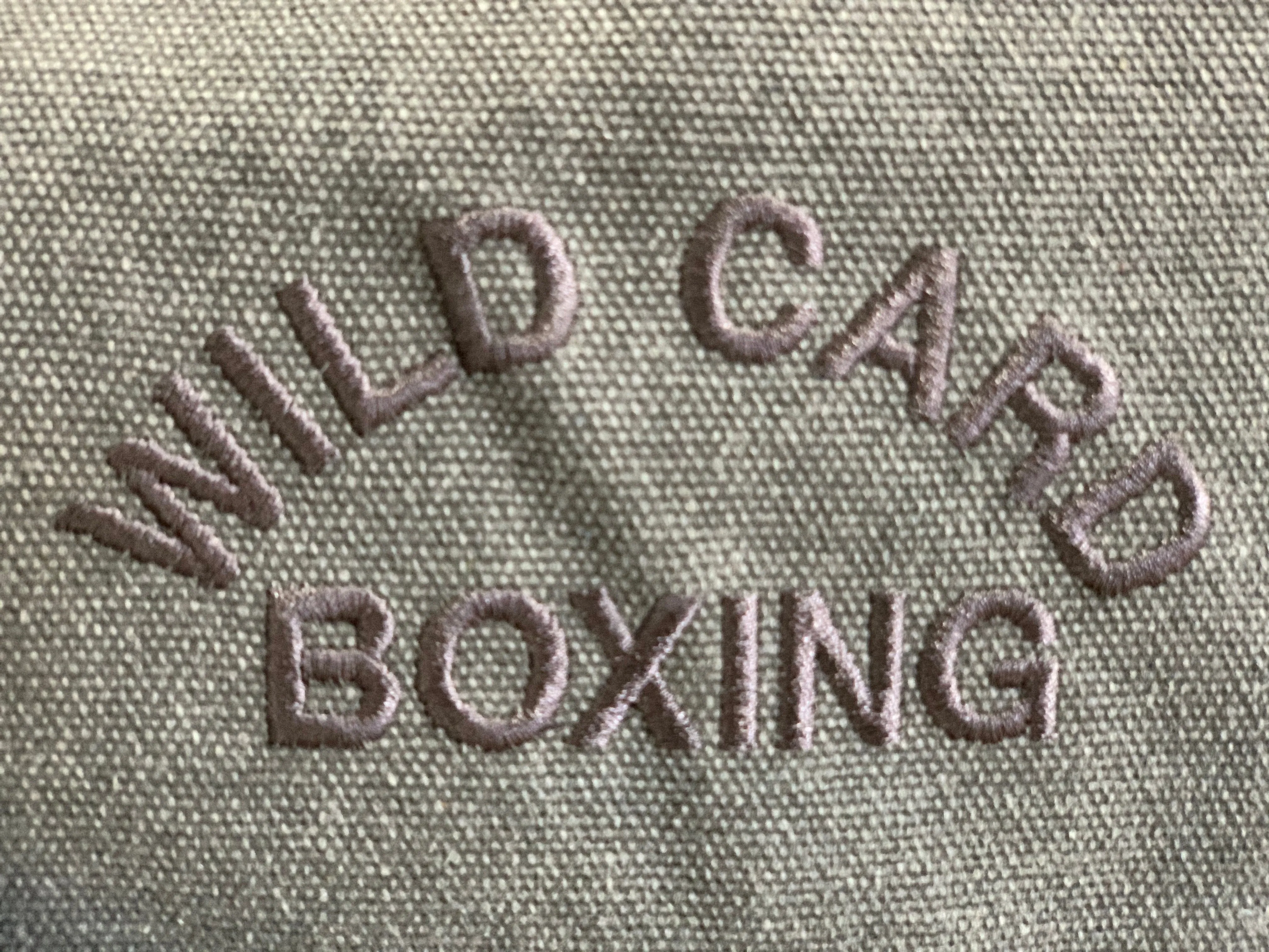 Wild Card Boxing Old School Logo Duffel Bag - Grey