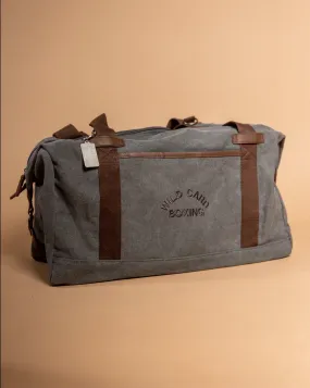 Wild Card Boxing Old School Logo Duffel Bag - Grey