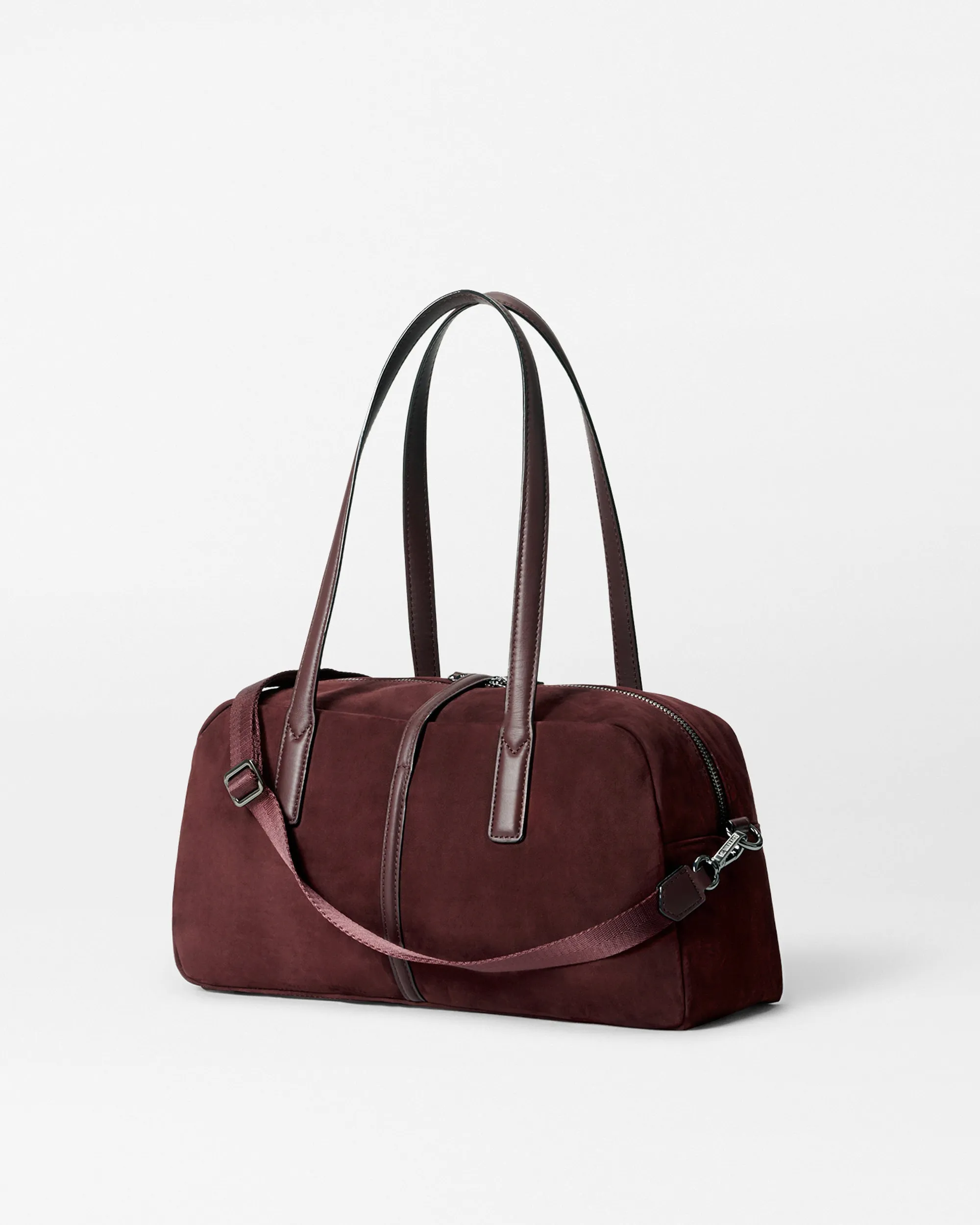 Wine Nubuck Astor Satchel